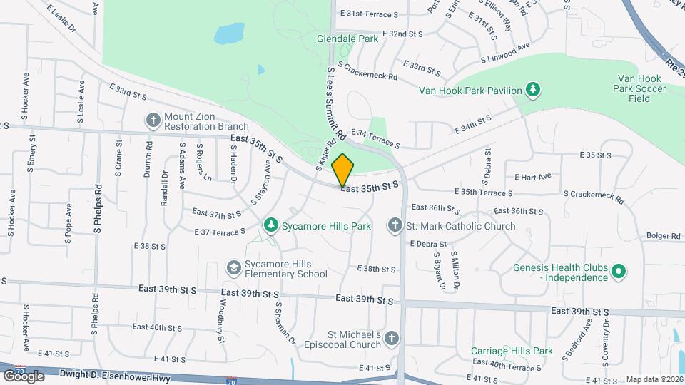 16007 East 35th St S Map and Location Details