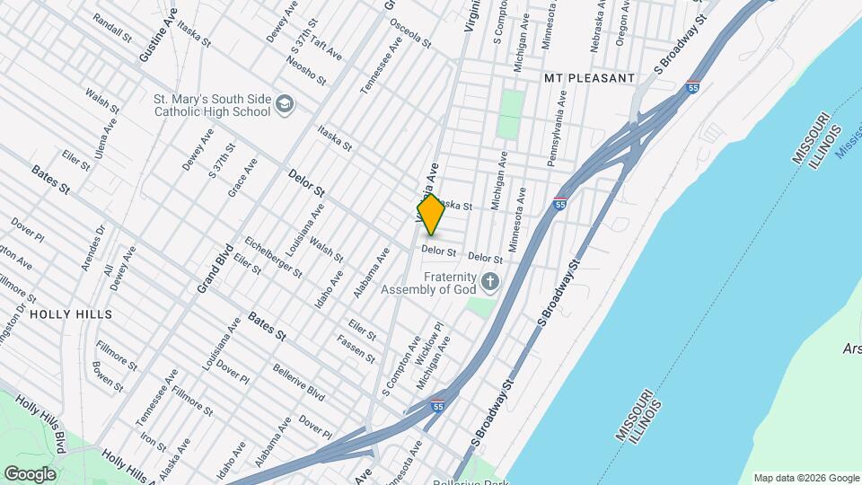 3243 Delor St Map and Location Details