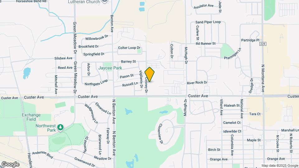 3105 Cooney Dr Map and Location Details