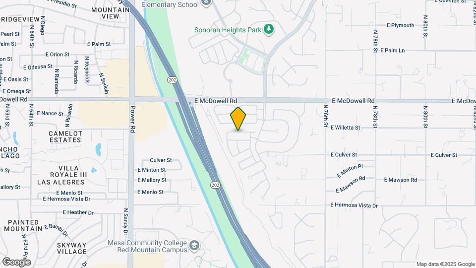 7231 E Northridge St Map and Location Details