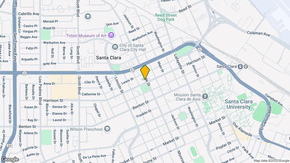 1337 Harrison St Map and Location Details