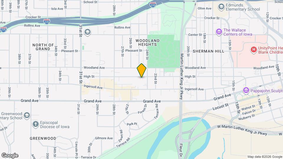 2418 High St Map and Location Details