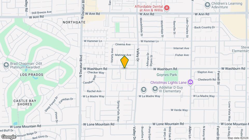 5145 Coral Beach St Map and Location Details