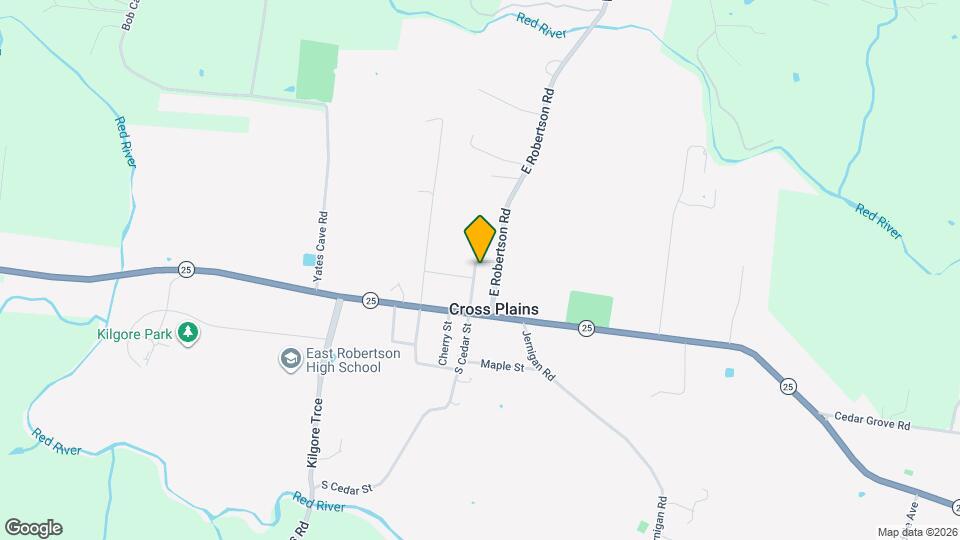 205 N Cedar St Map and Location Details