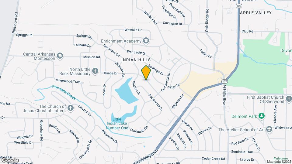 1816 Osage Dr Map and Location Details