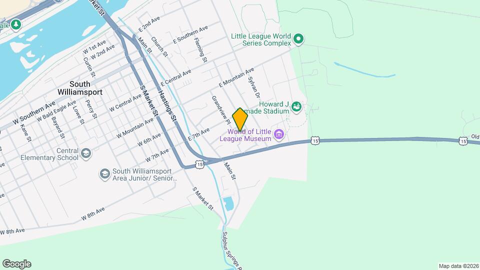 341 Sherwood Ave Map and Location Details