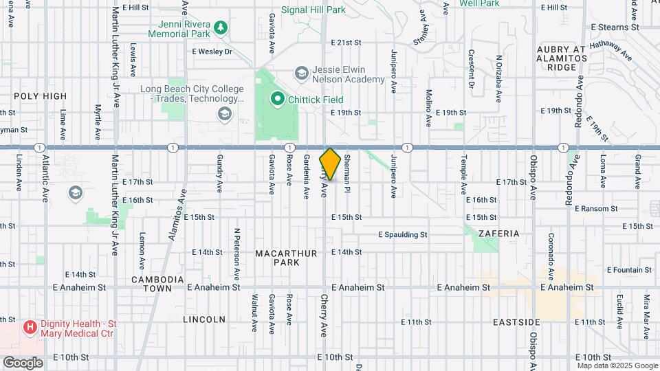 2002 E 17th St Map and Location Details