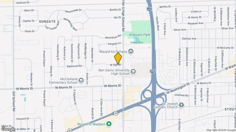 6321 W Ray St Map and Location Details