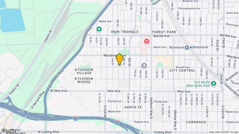 402 Bissell Ave Map and Location Details