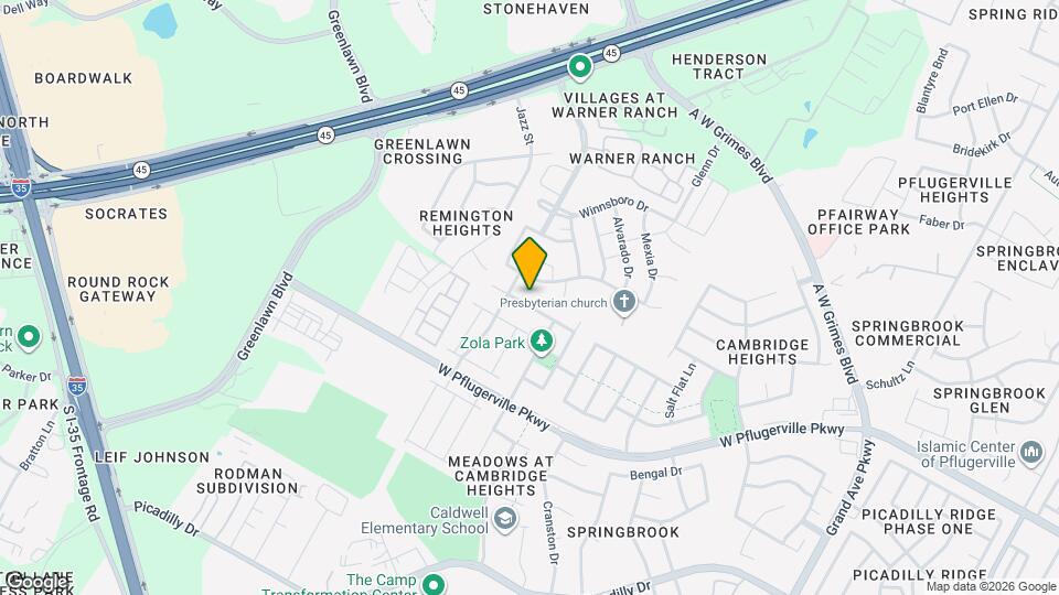 2012 Huxley Ln Map and Location Details