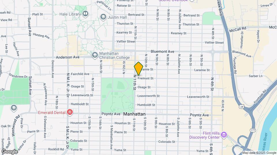 1024 Fremont St Map and Location Details