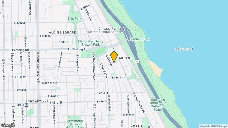 4001-4013 S Ellis Ave Mapa y Detalles de la Ubicación