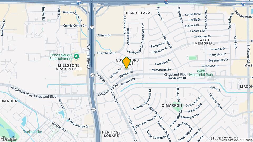 22946 Benbury Dr Map and Location Details