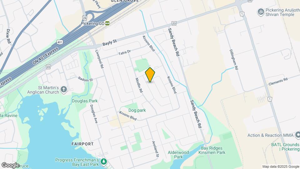 851 Bem Ave Map and Location Details