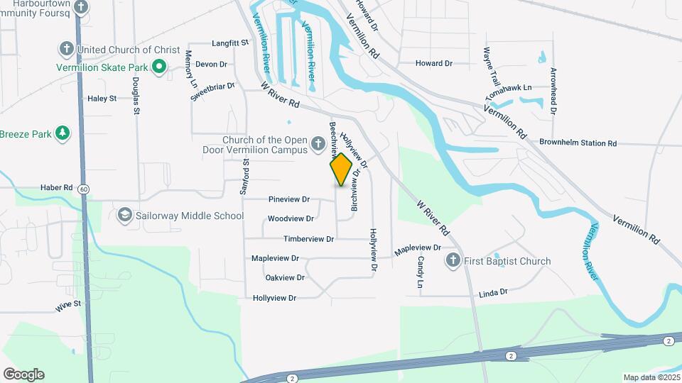 1321 Beechview Dr Map and Location Details