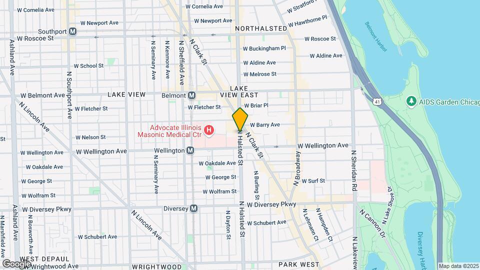 3036 N Halsted St Map and Location Details