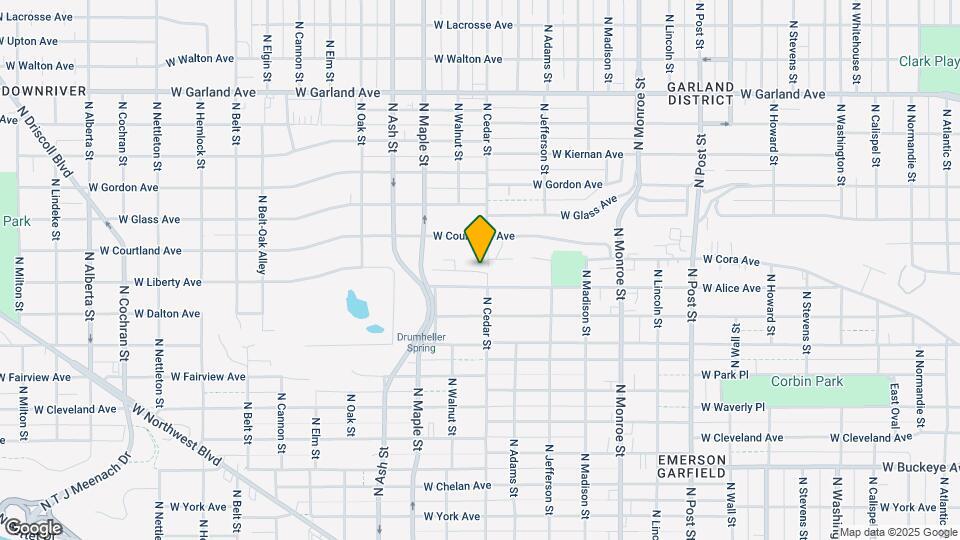 1408 W Cora Ct Map and Location Details