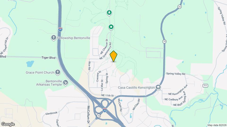 1612 Crescent Street Map and Location Details