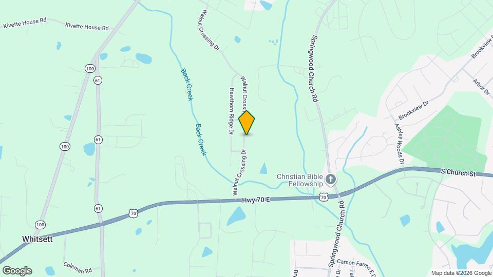 611 Walnut Crossing Dr Map and Location Details