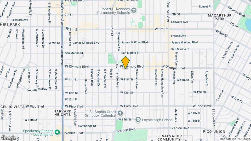 1016 S Mariposa Ave Map and Location Details