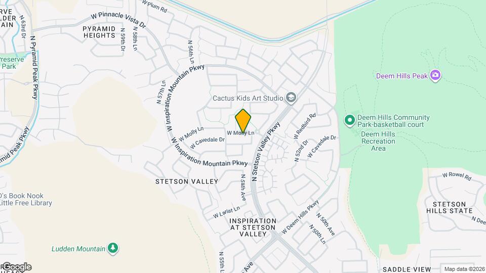 5455 W Molly Ln Map and Location Details