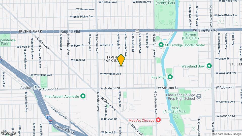 3723 N Whipple St, Unit 1 Mapa y Detalles de la Ubicación