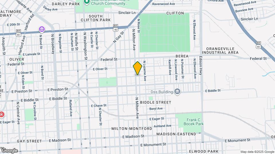 1333 N Milton Ave, Unit #2 Map and Location Details