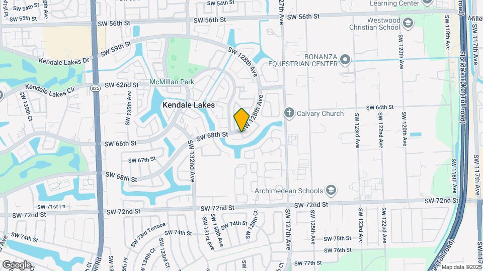 12736 SW 66th St Map and Location Details