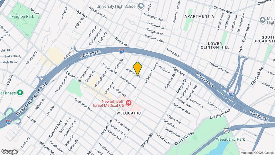 282 Renner Ave Map and Location Details