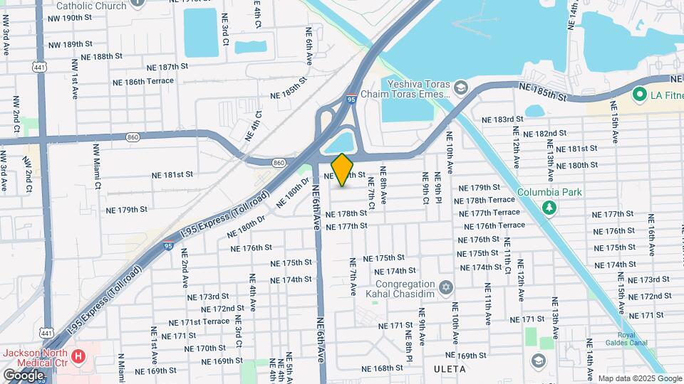 670 NE 179th Terrace Map and Location Details
