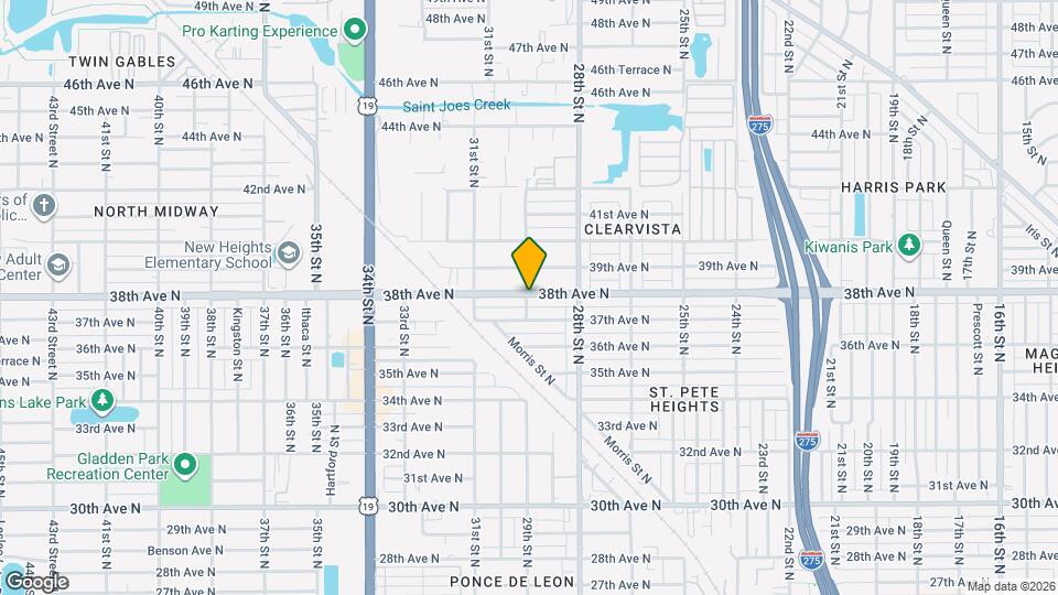 2874 38th Ave N Map and Location Details