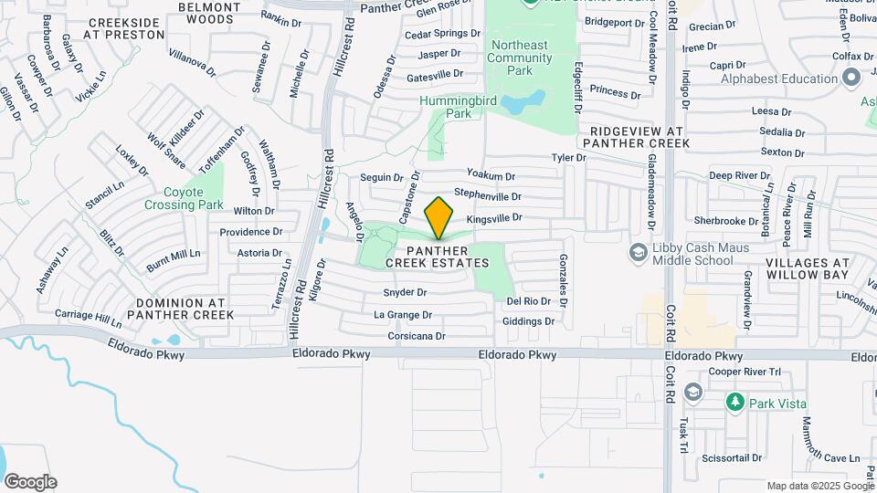11528 Henderson Dr Map and Location Details