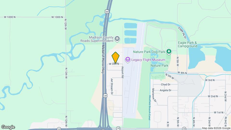 387 Airport Rd Map and Location Details