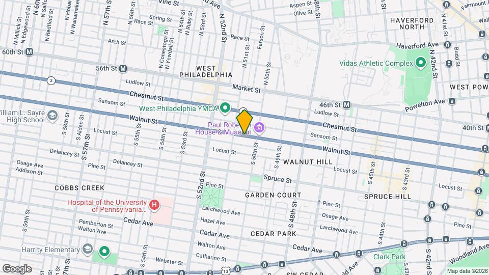 5052 Walnut St Map and Location Details