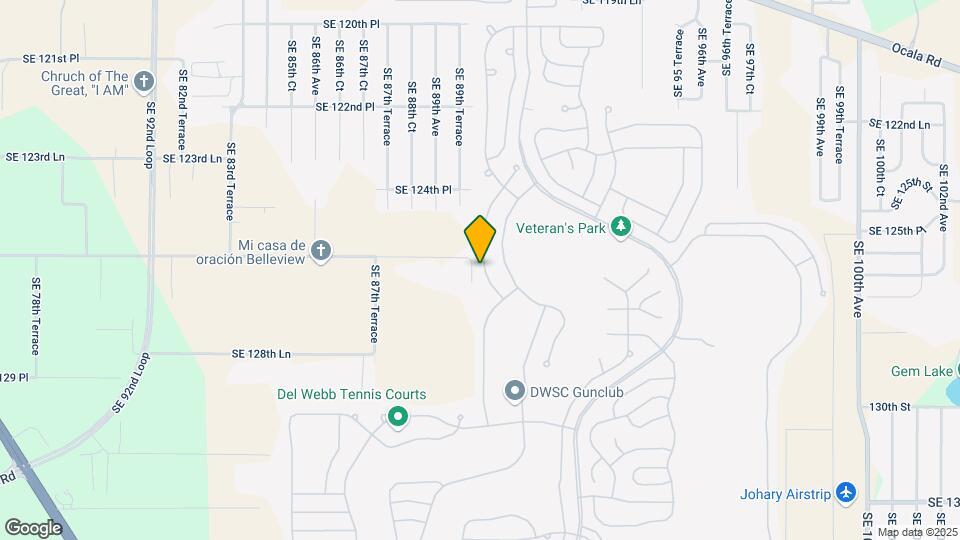 12652 SE 90th Terrace Mapa y Detalles de la Ubicación
