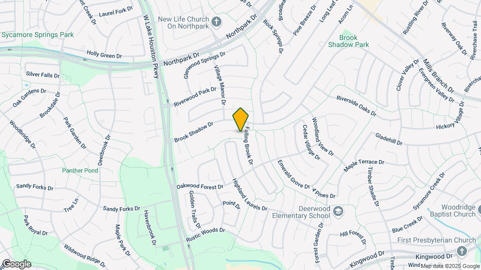 3810 Birch Villa Dr Map and Location Details