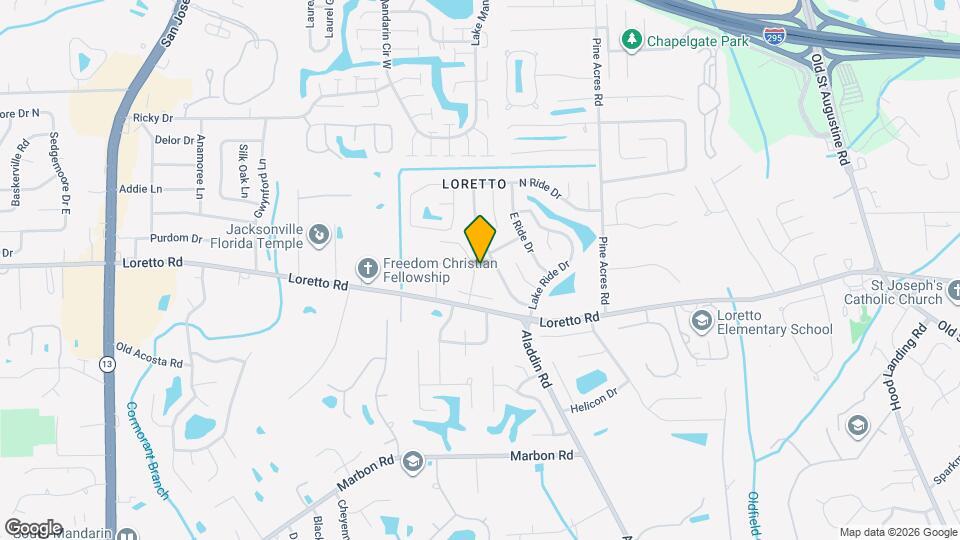 11645 Lazy Willow Ln Map and Location Details