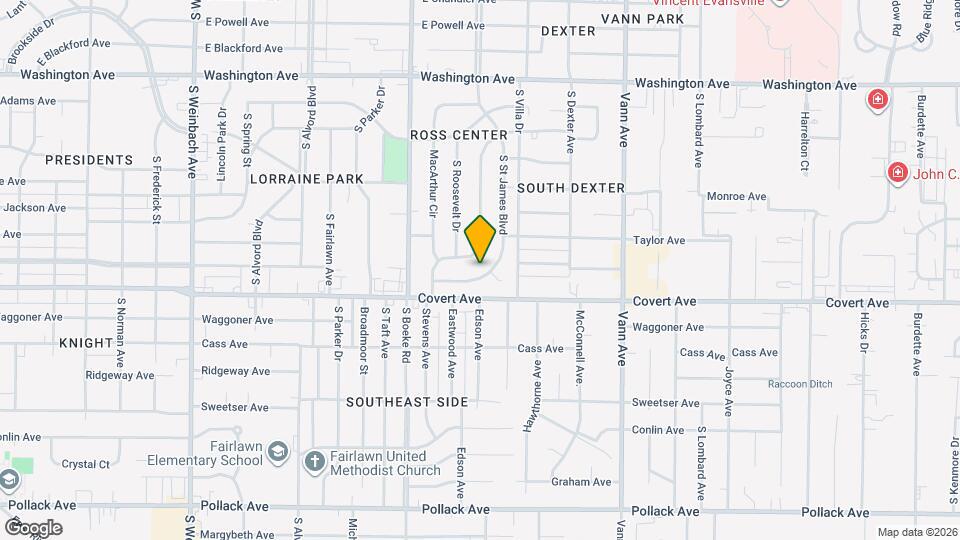 2604 Ravenswood Dr Map and Location Details