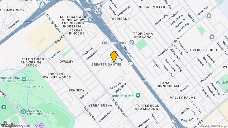 1392 Dubert Ln Mapa y Detalles de la Ubicación