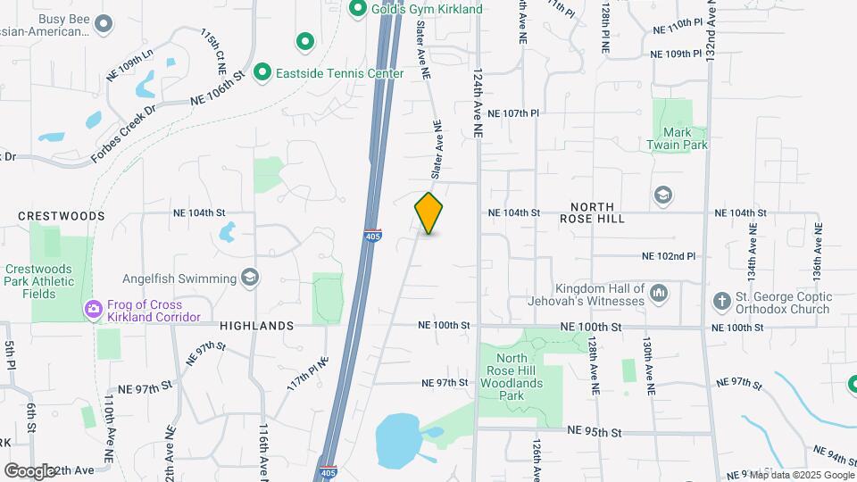 12215 NE 103rd Ln Map and Location Details