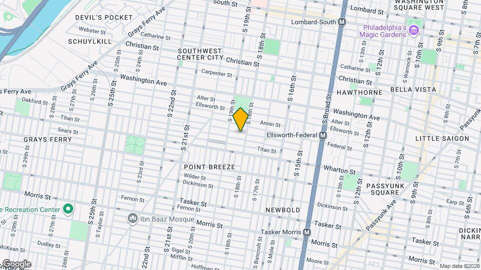 1806 Manton St Map and Location Details