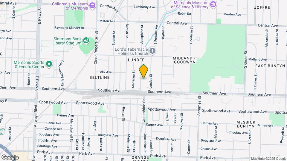 554 Josephine St Map and Location Details