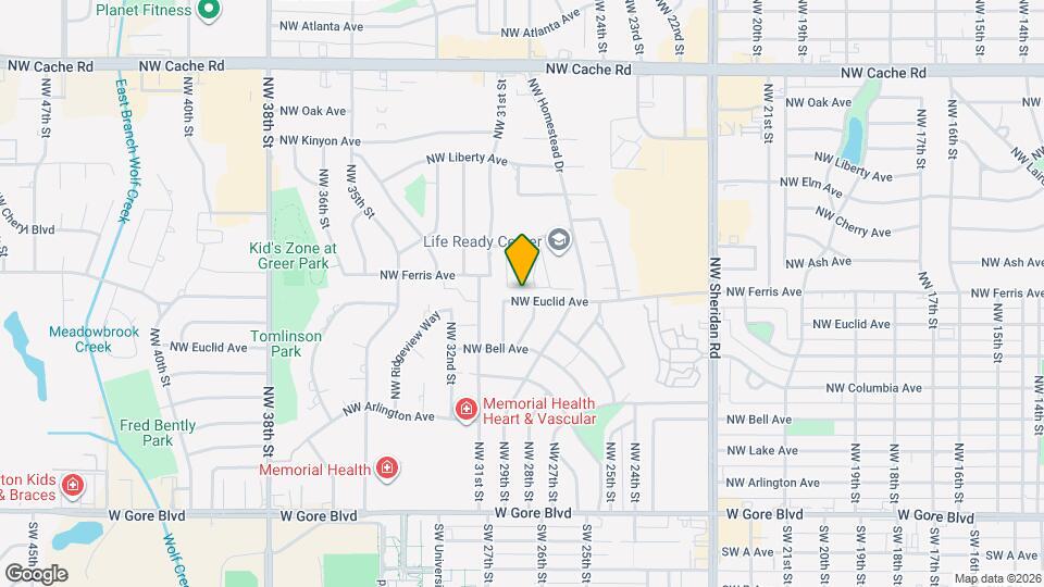 2919 NW Euclid Ave Map and Location Details