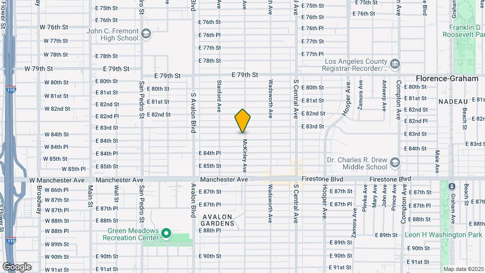 759 E 84th St Map and Location Details