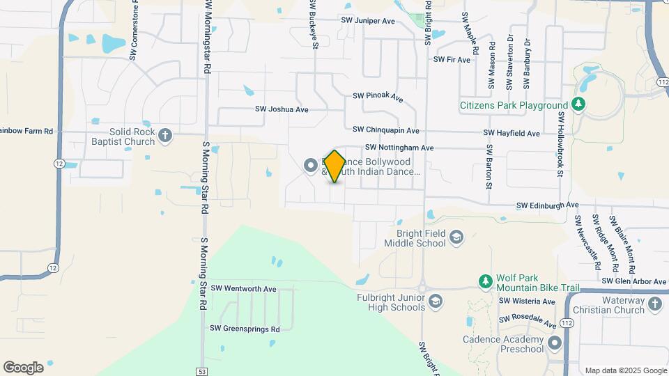 4705 SW Bedingfield St Map and Location Details