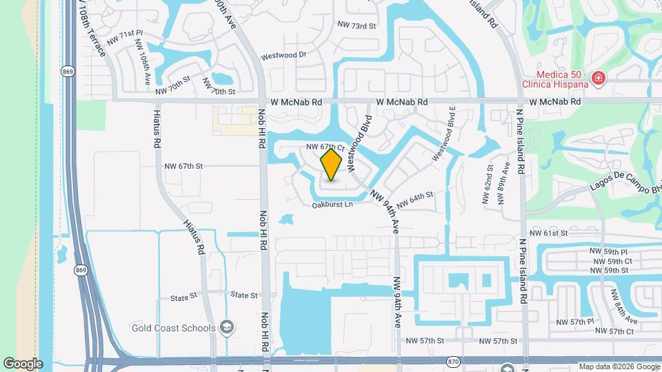 9607 NW 66th St Mapa y Detalles de la Ubicación