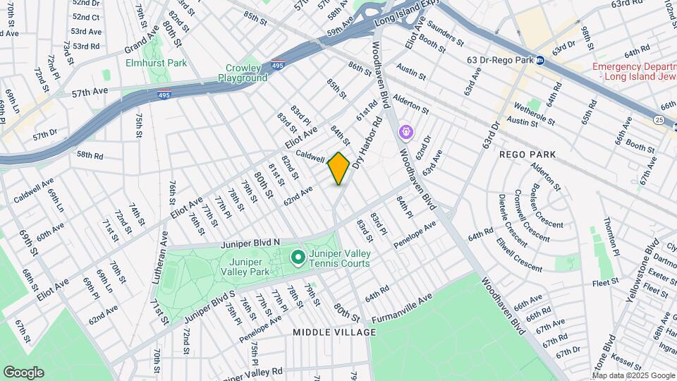 62-54 Dry Harbor Rd Map and Location Details