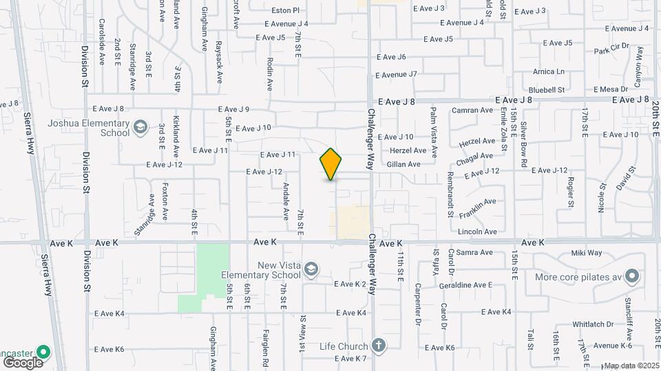 43741 8th St E Map and Location Details