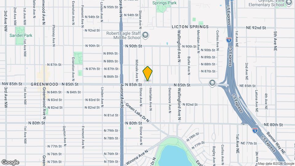 1304 N 85th St Map and Location Details