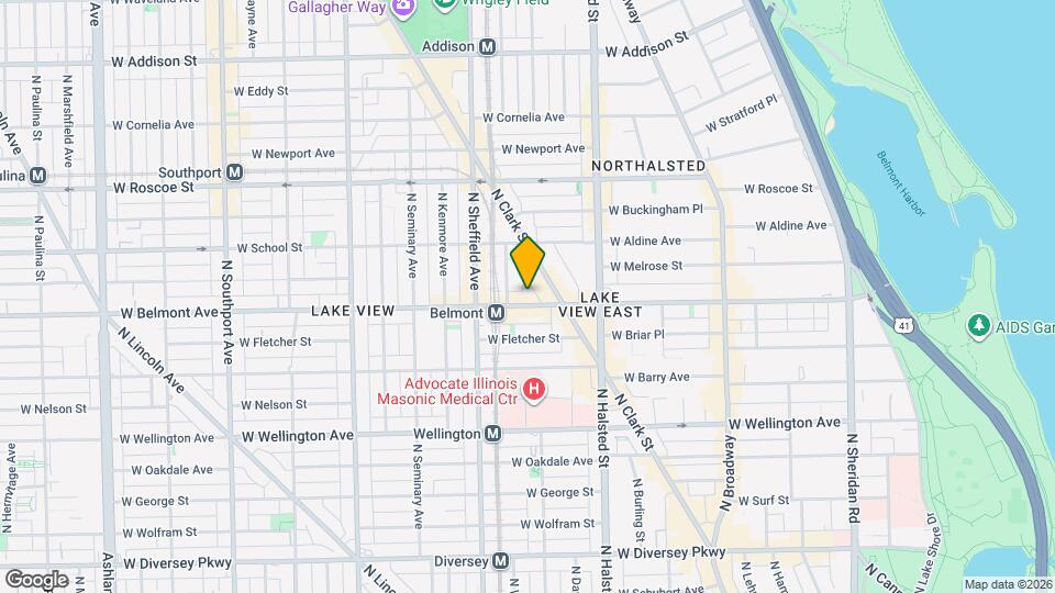 914 W Belmont Ave, Unit 604 Mapa y Detalles de la Ubicación